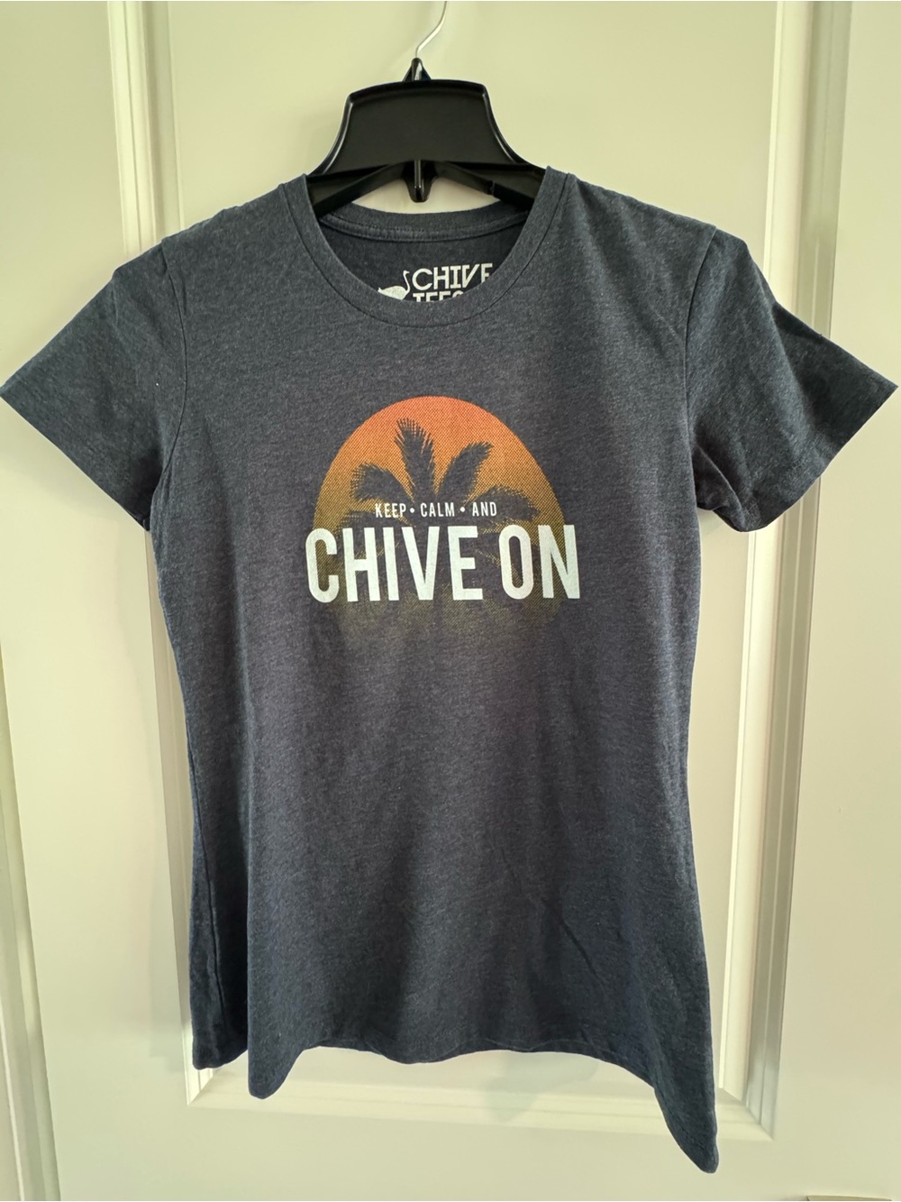 Chive On Women's Short Sleeve Tee - Navy